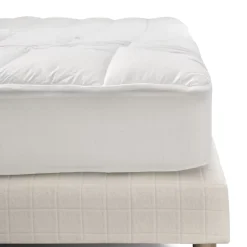 Surmatelas 140x190 cm SENSATION DUVET Confort Moelleux Enveloppe 100% coton