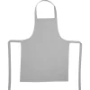 Tablier - coton - gris clair - 60x80 cm - Atmosphera