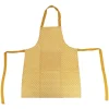 Tablier imprimé Paty - jaune ocre - coton 60x80 cm - Atmosphera