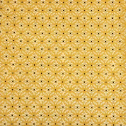 Tablier imprimé Paty - jaune ocre - coton 60x80 cm - Atmosphera