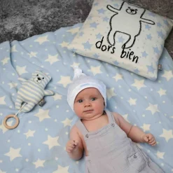 Taie de coussin en coton bio OURSON