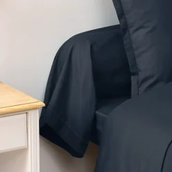 Taie de traversin Carina 85x185cm bleu encre - Atmosphera