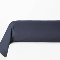 Taie de traversin Carina 85x185cm bleu encre - Atmosphera
