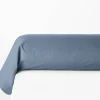 Taie de traversin Carina 85x185cm bleu orage - Atmosphera