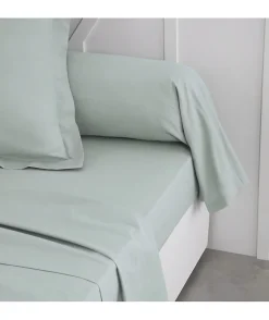 Taie de traversin TODAY Essential - 45 x 185 cm - 100% Coton uni - Celadon