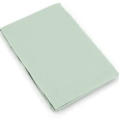 Taie de traversin uni 230X43 cm coton ALTO vert fleur d'amandier