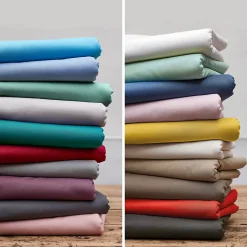 Taie de traversin uni 140x43 cm coton ALTO Chamois