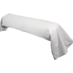 Taie de traversin uni 140x43 cm coton ALTO Calcium