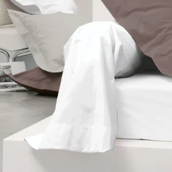 Taie de traversin uni 230x43 cm coton ALTO Blanc
