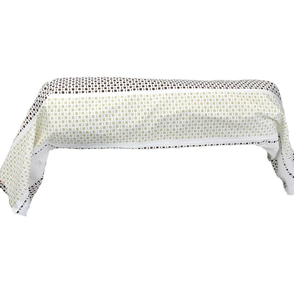 Taie de traversin 86X200 cm coton NIAGARA marron Châtaigne