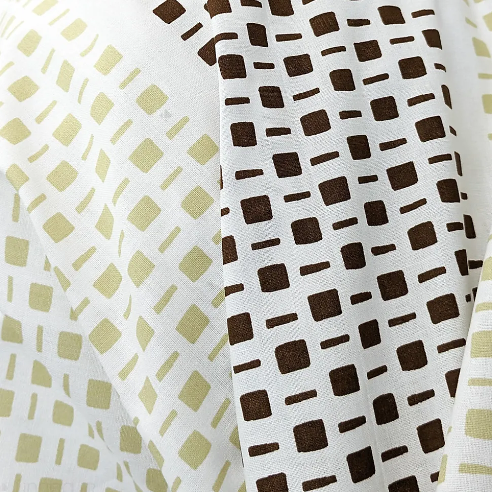 Taie de traversin 86X200 cm coton NIAGARA marron Châtaigne