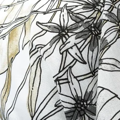 Taie de traversin 140x43 cm coton SUMATRA gris Fusain