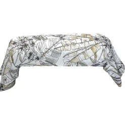 Taie de traversin 140x43 cm coton SUMATRA gris Fusain