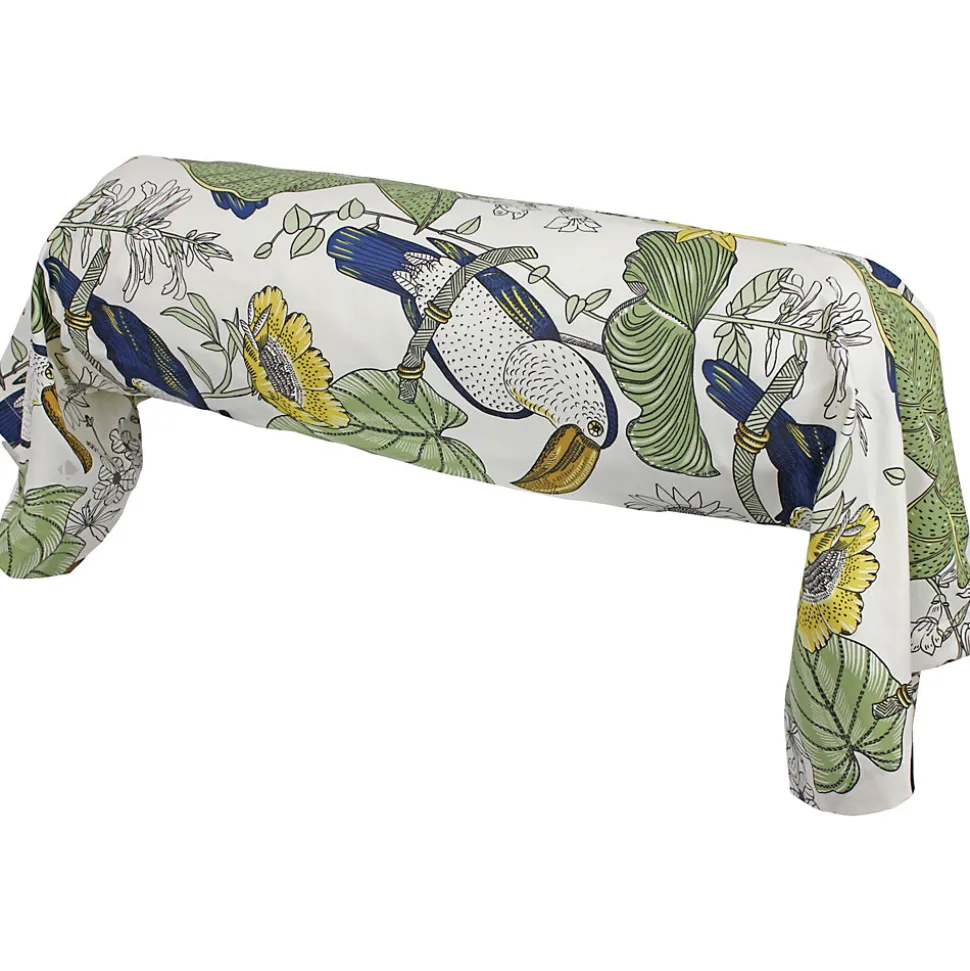 Taie de traversin 200x43 cm coton TOCO vert