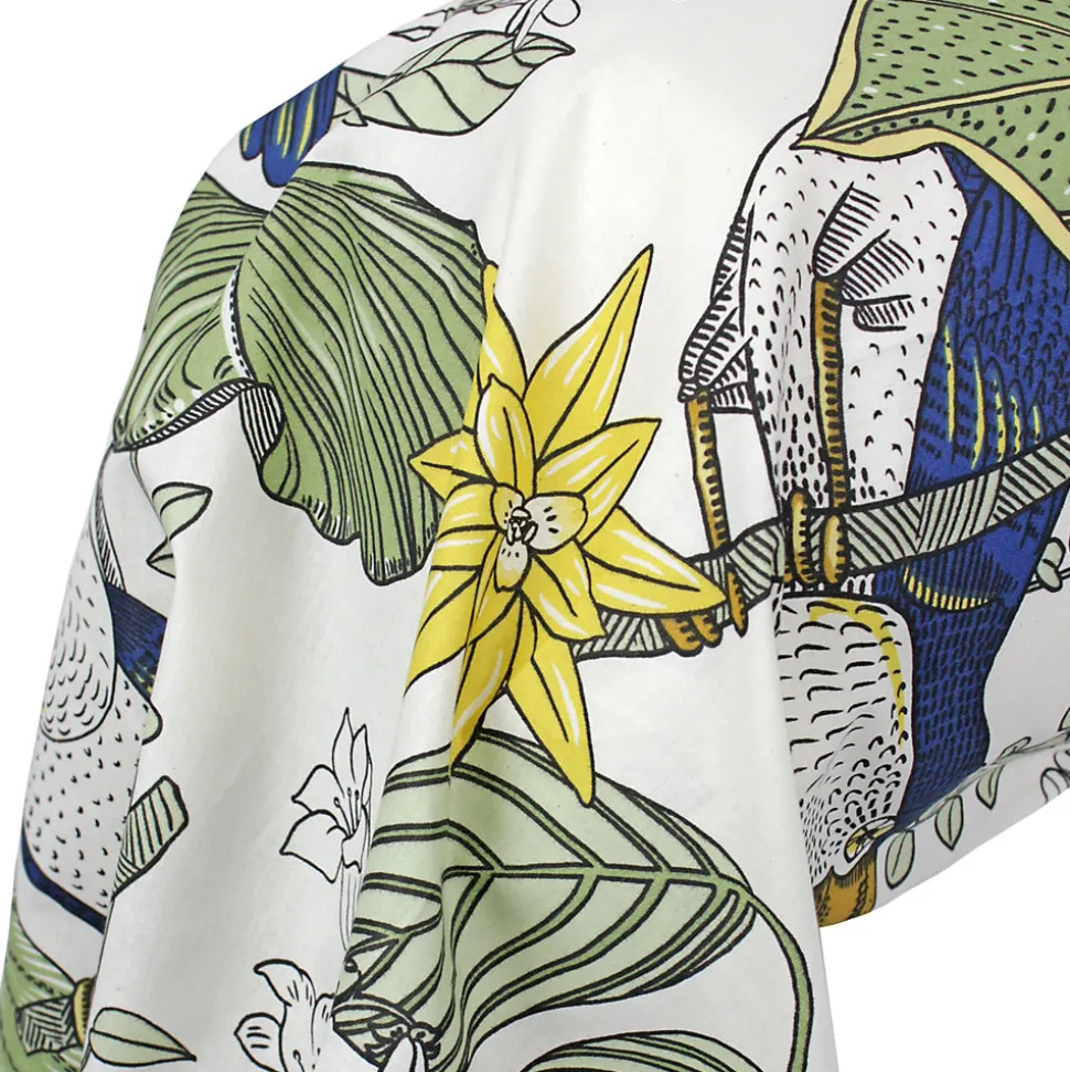 Taie de traversin 200x43 cm coton TOCO vert