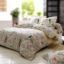 Taie de traversin 200x43 cm coton AMAZONIA ecru