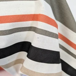 Taie de traversin 200x43 cm coton HUGO beige/corail