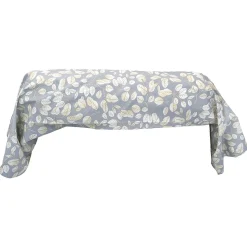 Taie de traversin 140x43 cm en percale coton LISON gris