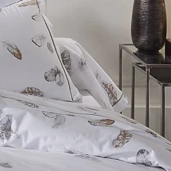 Taie de traversin 200x43 cm Percale pur coton PLUMES