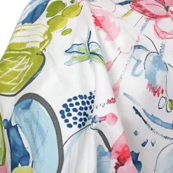 Taie de traversin 140x43 cm percale coton NENUPHAR aqua