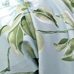 Taie de traversin 140x43 cm percale coton ELÉNA vert Nil