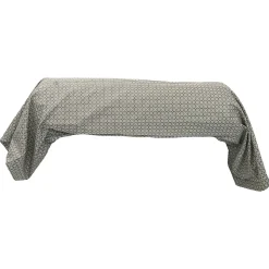 Taie de traversin 240x43 cm percale coton longues fibres GABIN marron