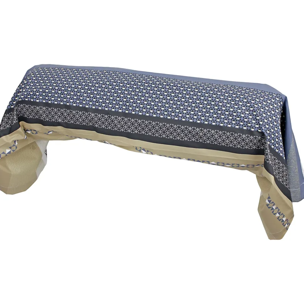 Taie de traversin 200x43 cm percale coton MARLOW acier