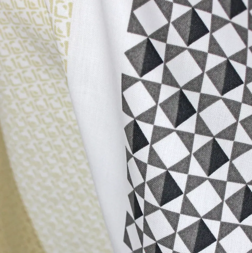 Taie de traversin 200x43 cm percale coton MARLOW acier