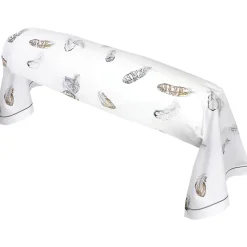 Taie de traversin 240x43 cm Percale pur coton PLUMES