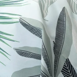 Taie de traversin 140x43 cm percale de coton MOOREA PACIFIC bleu/vert