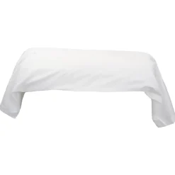 Taie de traversin 140x43 cm satin de coton GRAND HÔTEL blanc