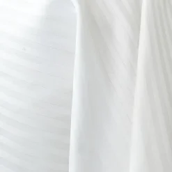 Taie de traversin 140x43 cm satin de coton GRAND HÔTEL blanc