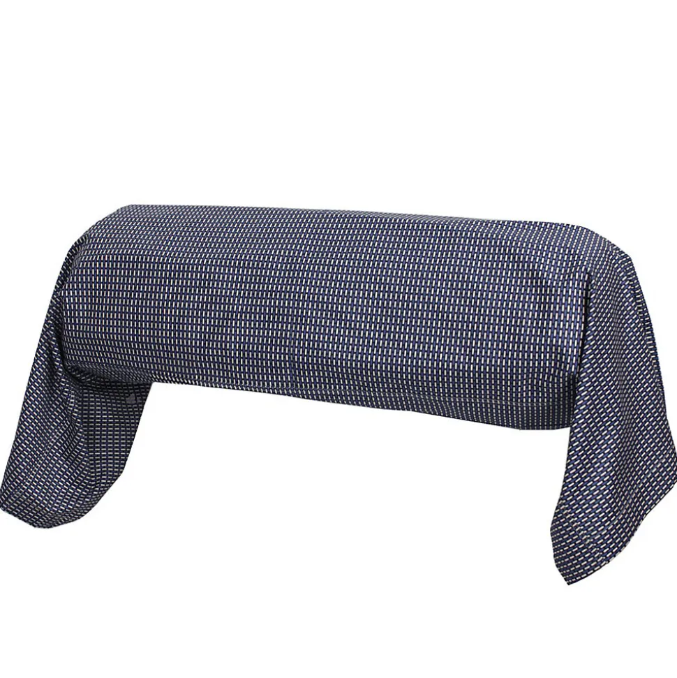 Taie de traversin 200x43 cm satin de coton ENZO bleu