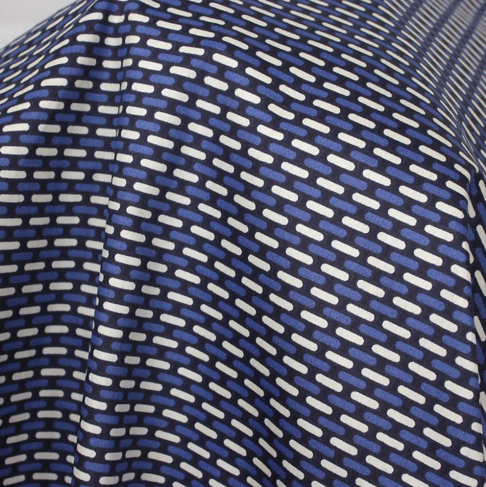 Taie de traversin 200x43 cm satin de coton ENZO bleu