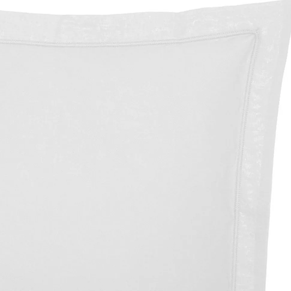 Taie d'oreiller - coton - blanc - 50x70 cm - Atmosphera
