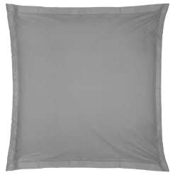 Taie d'oreiller - coton - gris - 63x63 cm - Atmosphera