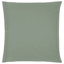 Taie d'oreiller - coton - vert - 63x63 cm - Atmosphera