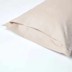 Taie d'oreiller à  volants écru en lin lavé, 50x75 cm - HOMESCAPES