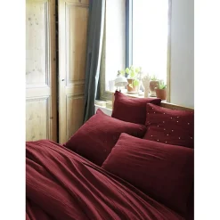 Taie d'oreiller Brodée Déco 