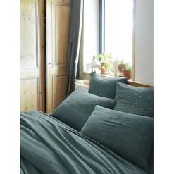 Taie d'oreiller Brodée Déco 