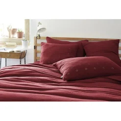 Taie d'oreiller Brodée Déco 