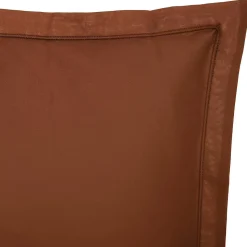 Taie d'oreiller Carina coton 50x70cm rose terracotta - Atmosphera