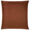 Taie d'oreiller Carina coton 63x63cm terracotta - Atmosphera