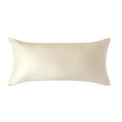 Taie d'oreiller écru en coton égyptien bio 400 fils, 40x80 cm - HOMESCAPES