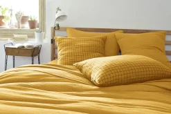 Taie d'39oreiller double gaze de coton Gaia Mixe