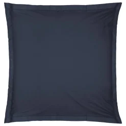 Taie d'oreiller en coton - bleu encre 63x63 cm - Atmosphera