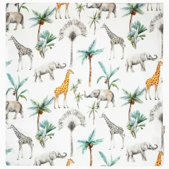 Taie d'oreiller en coton réversible Safari