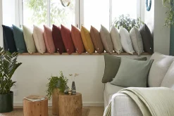 Taie d'oreiller en double gaze de coton 50 x 70 cm Terracotta