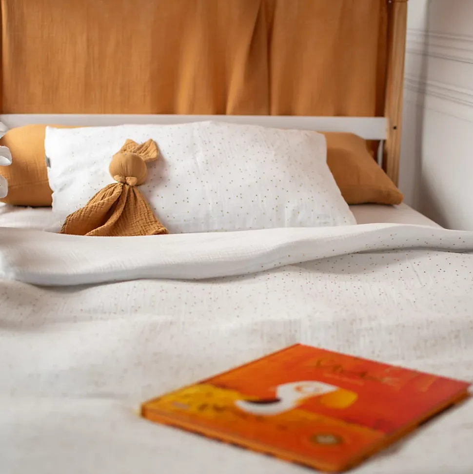 Taie d'oreiller en gaze de coton Jeanne