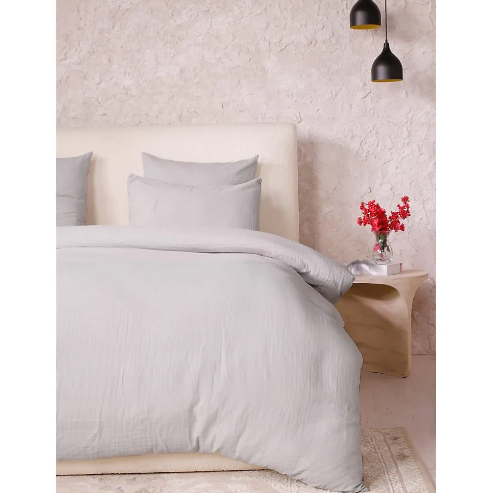 Taie d'39oreiller en gaze de coton lave Douce